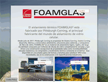 Tablet Screenshot of es.foamglas.com
